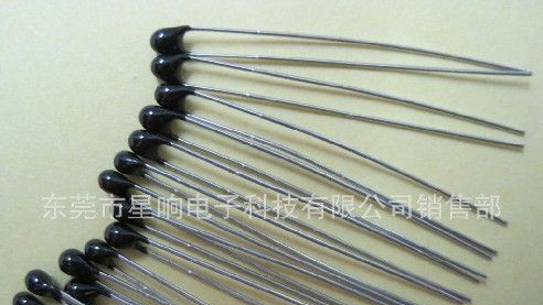 单端玻璃封装NTC热敏电阻/1%精度10K单端玻璃封装热NTC敏电阻
