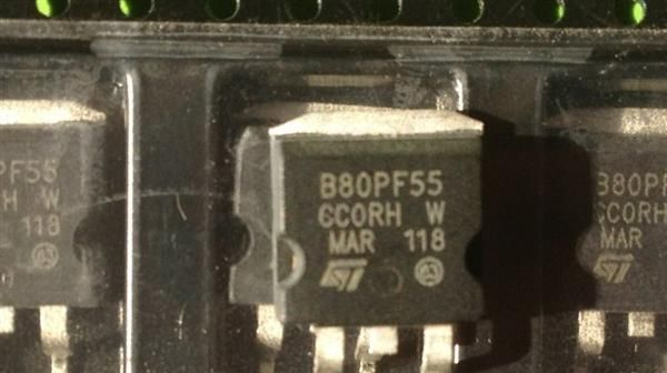 STB80N20M5 N沟道 200V 61A 190W TO-263