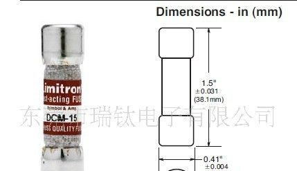 DCM 系列博仕曼熔断器，库柏Bussmann熔断器，Buss熔断器
