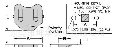 Keystone 3012,3012TR, battery contact代用品,用于16mm纽扣电