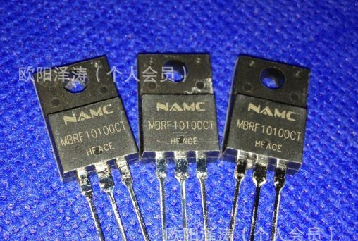 专营三极管肖特基系列塑封 MBR10100 MBR10100CT 进口芯片 实图