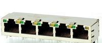 AMP连接器 5-6610138-1 Mag45 - RJ45 带集成磁件