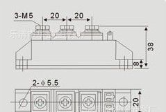 可控硅模块 MTC70A