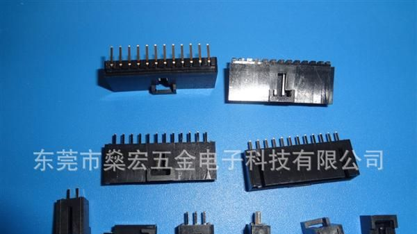 原厂带勾针座，2P直针，1*12P弯针，2.54针座，MX2.54带扣连接器