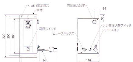 SSD,高压电源AT-10，AT-10
