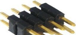 供应双排双塑 排针 L形90度排针