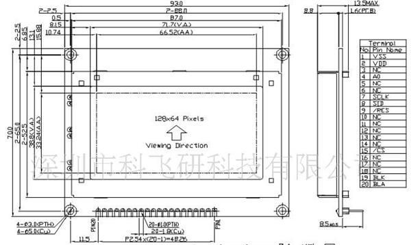 LCM液晶模块，LCD液晶屏，LCD系列产品，COG12864-18