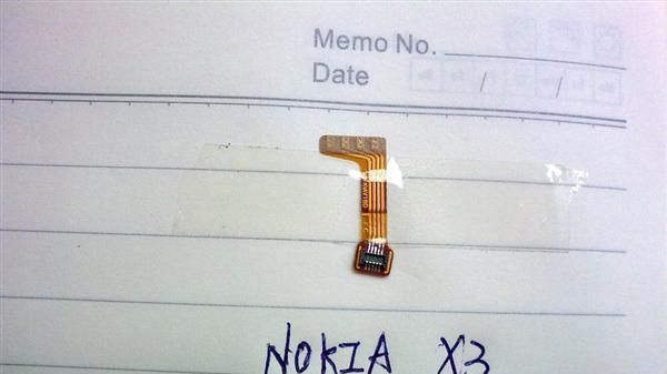 供应NOKIA X3触摸屏FPC软排线,NOKIA X3带连接器触摸屏FPC