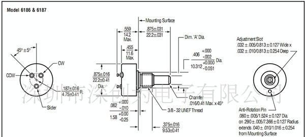 6187R1KL1.0 全新原装 美国BI品牌,产地：墨西哥MEXICO