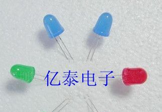 LED发光二极管 F5白光 高亮 长脚/短脚 5MM白光