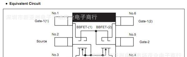 TBB1002BMTL/双N沟道场效应管BBFET/高频放大/SOT-363/RENESAS