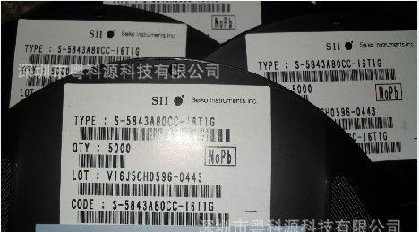 温度检测 温度开关(恒温器) S-5843A80CC-I6T1G 全新原装 现货！
