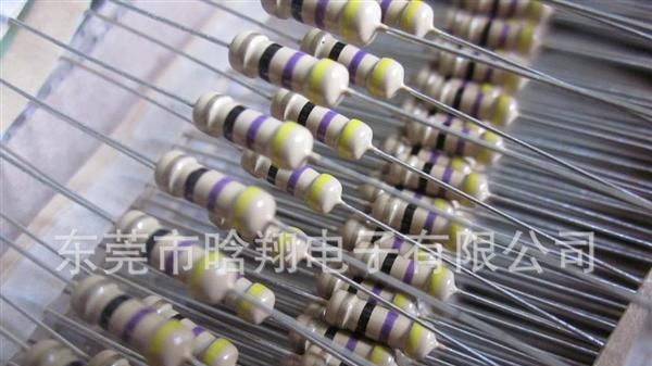 厂家供应高品质CP线环保1/2W 0.5W碳膜编带 散装 成型电阻