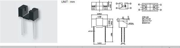 供应亿光光电开关ITR9707 光电感应开关 反射式光电开关