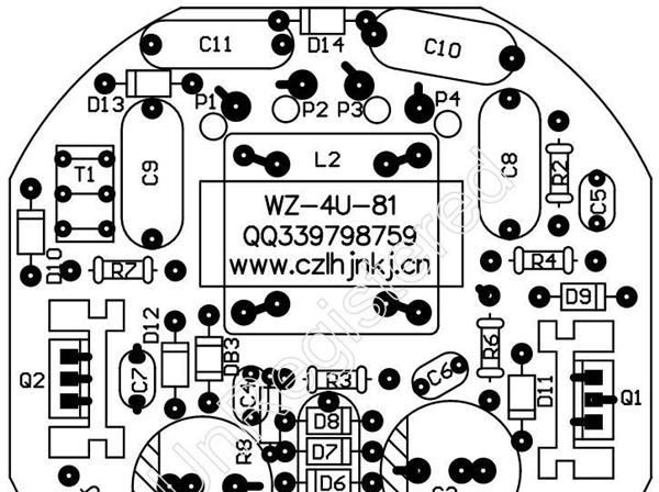 高功率因素5U节能灯线路板 5U镇流器 pcb电路板 节能灯加盟散件