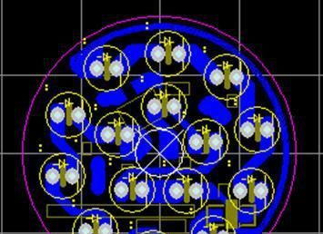 优惠供应230V MR16 GU10灯杯用15颗 LED线路板PCB