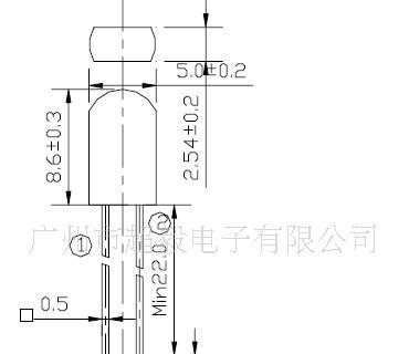 亿光红外线发射管IR533,红外发射管，超毅电子