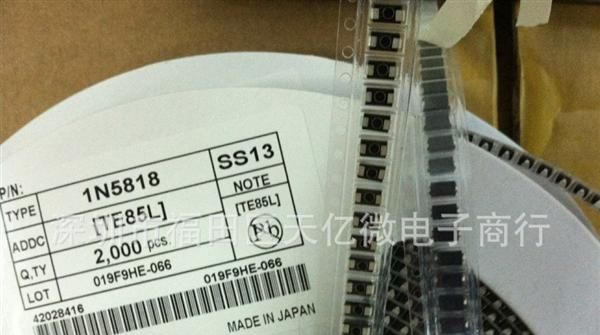 全系列 东芝 贴片二三极管 SMA 1N5818 SS13