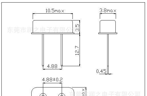供应 石英 晶体 振荡 8M HC49SA 8M 晶振