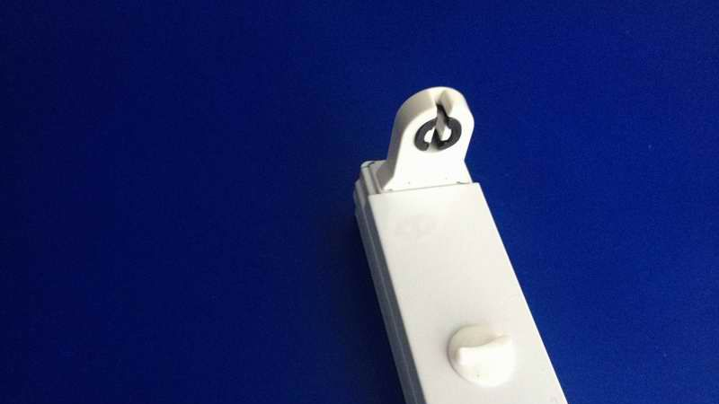 供应T8LED支架 T8日光灯单支带罩支架