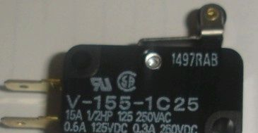 omron欧姆龙开关：V-155-1C25