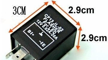 可调3脚闪光器　CF13可调闪光器　LED电子闪光器 3P可调速闪光器