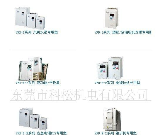 变频器VFD015M21A,VFD004M21A,VFD007M21A
