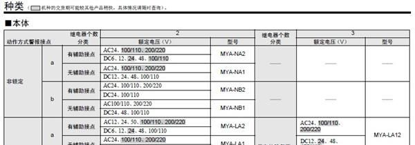 OMRON欧姆龙继电器 MYA-NA2   MYA-LA12  接点信号继电器单元
