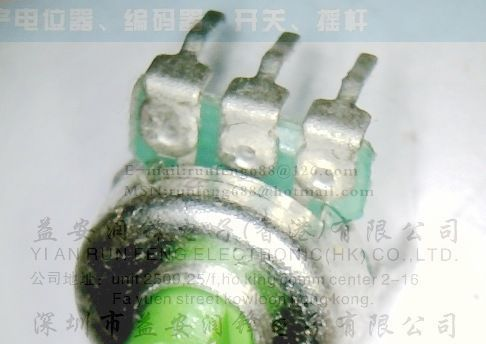 【电子现货直销】圆基板旋转开关式电位器 动噪声较小