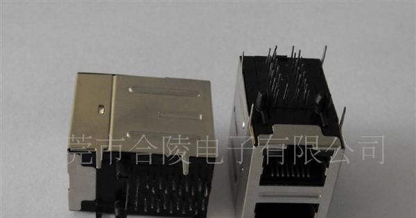 供应【厂家推荐优质优价】RJ45+单层USB带滤波器/变压器带灯