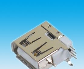 USB 侧插短体母座，USB连接器，苹果插座