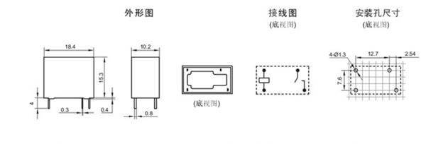 宏发继电器HF32F-G-012-HS JZC-32F-G-012-HS高负载10A 常开