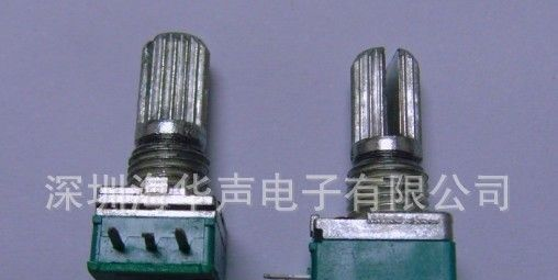 厂家供应R097系列塑封电位器，抗音机调音电位器，旋转电位器