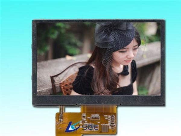 4.3寸液晶显示屏BF506-043-05，4.3寸液晶显示屏批发