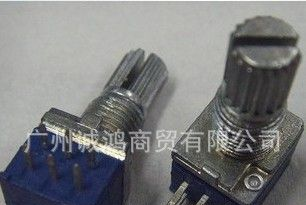 台产 R097 B5K B10K B20K B50K 双联电位器