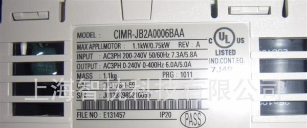 全新原装安川J1000变频器 0.75KW 