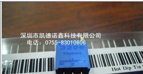 供应美国BOURNS精密可调电位器3296W-1-101LF顶调 阻值100欧