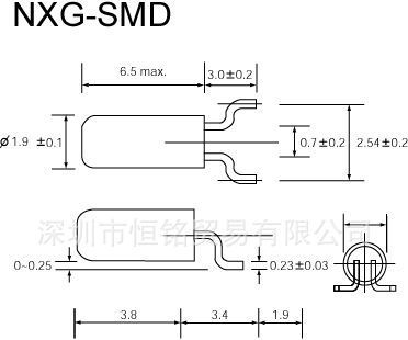2*6 27.000MHz 蛙脚编带 石英晶体