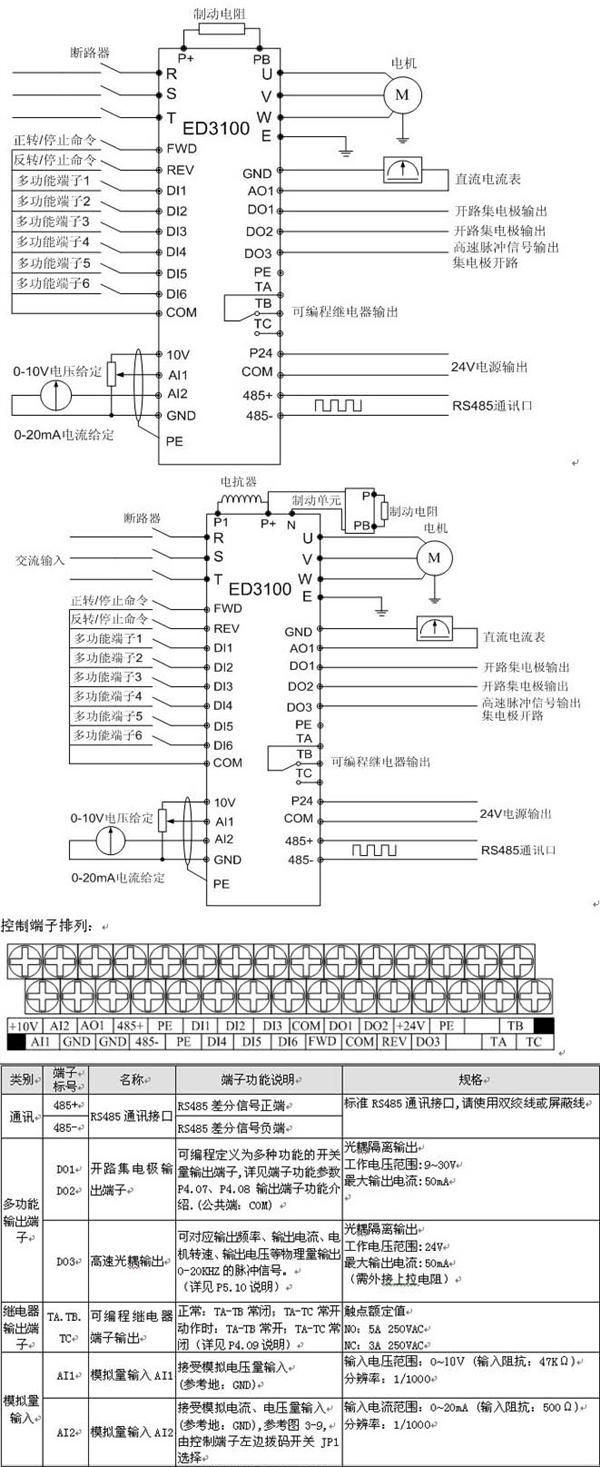 全新原装易驱变频器 ED3100-4T0370 通用型变频器 厂家直销代理