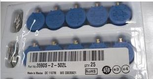 供应电位器 精密多圈电位器 可调电阻 2W BOURNS 3590S-2