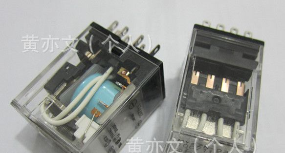 欧姆龙小型继电器 MY4N-D2    100/110VDC
