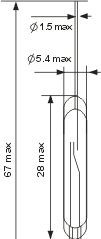 现货销售俄罗斯MKC干簧管系列:MKC-27103