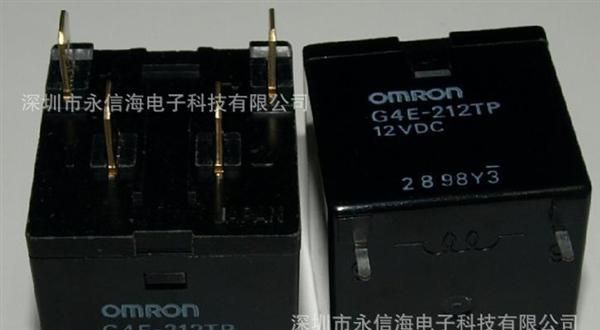 全新原装OMRON欧姆龙继电器G4E-212TP 12VDC4脚二组常开40A银触