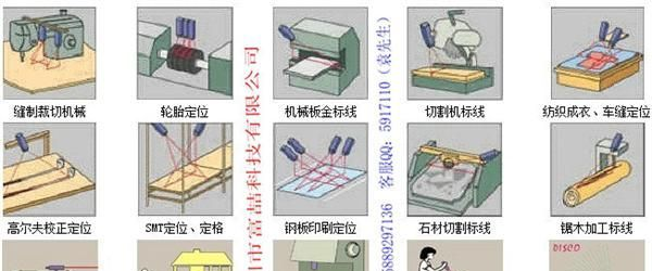 激光标线器 切割机辅助用激光定位灯
