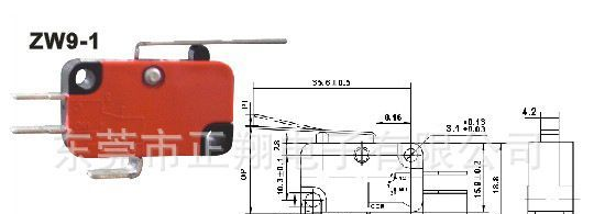 供应ZW9-1微动开关 玩具微动开关