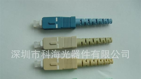 供应 SC  光纤连接器(图)（单模 0.9\2.0\ 3.0 ）
