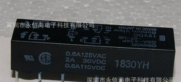 全新原装欧姆龙继电器G6A-474P-ST-US-12VDC 12VDC