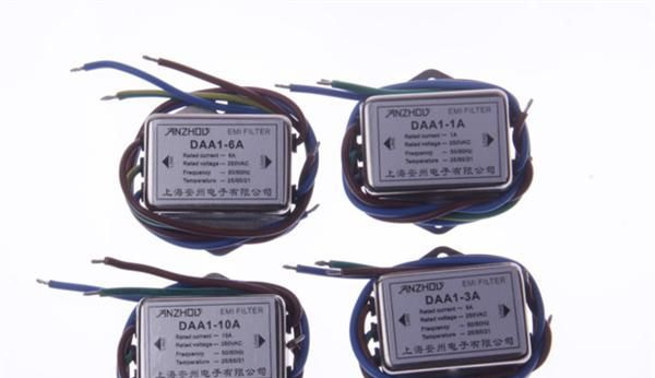 DAA1-3A  EMI 电源滤波器,带线滤波器