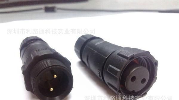 大量供应 M14组装式2芯防水接头 防水连接器抗紫外线