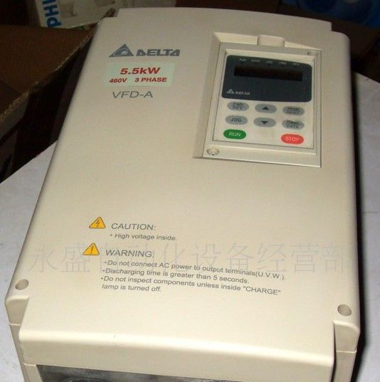 二手台达VFD-A型-5.5KW380v变频器